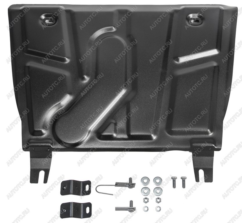5 499 р. Защита картера и КПП TOYOTA Rav 4 (15-) (с крепежом) АВТОБРОНЯ АВТОБРОНЯ 111.05709.1  с доставкой в г. Пермь