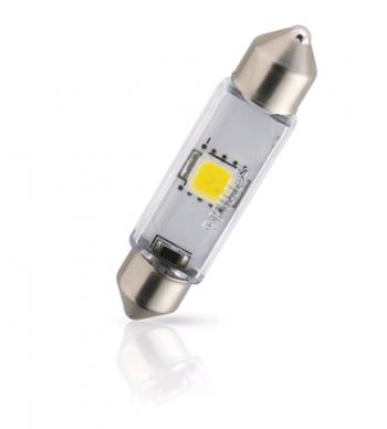 719 р. Лампа светодиодная 12V C5W SV8.5-8 43мм 6000K двухцокольная бокс (1шт.) X-Treme Vision Led PHILIPS PHILIPS 129466000kx1  с доставкой в г. Пермь. Увеличить фотографию 3