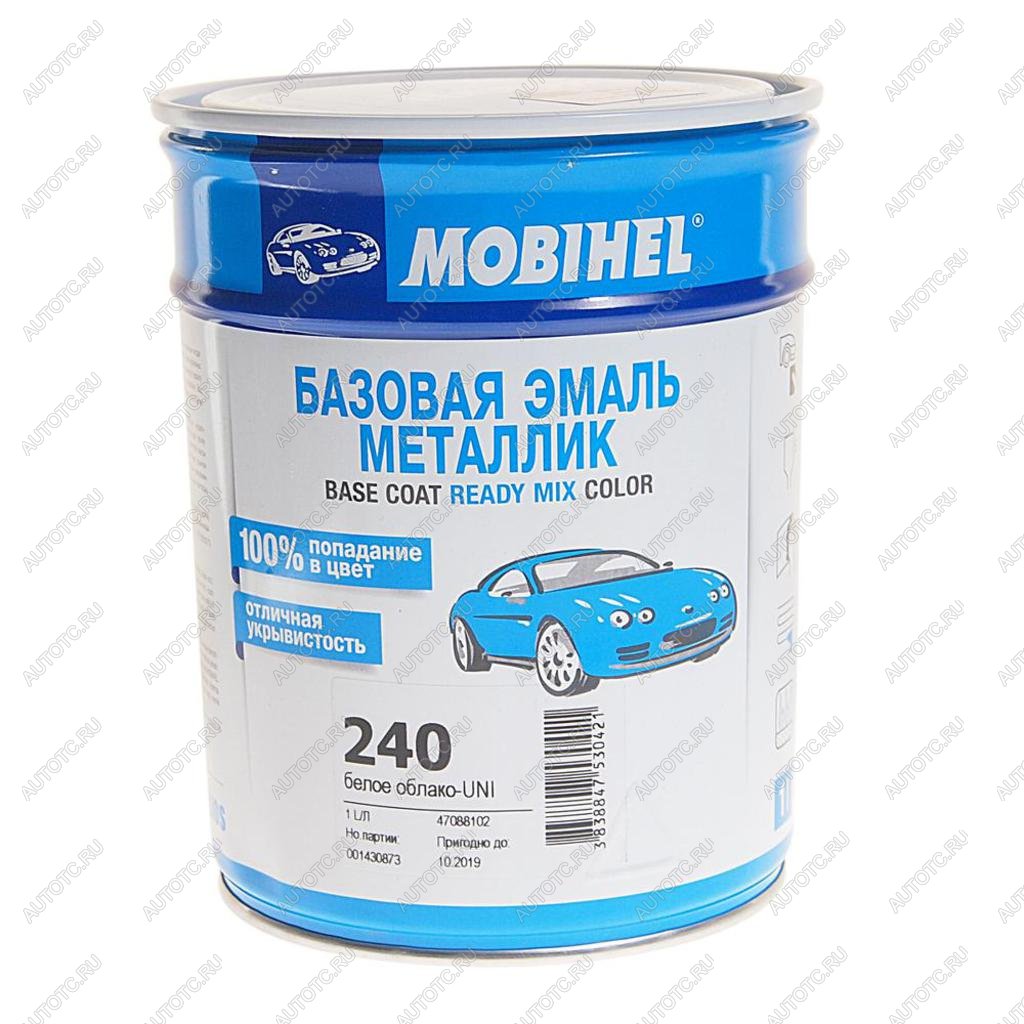 2 399 р. Краска 240 белое облако 1л Helios MOBIHEL MOBIHEL 47088102  с доставкой в г. Пермь