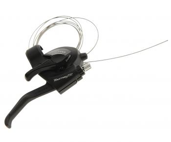 1 779 р. Шифтер велосипедный скоростной левый (8 скоростей) Tourney SHIMANO SHIMANO st-tx800-8r  с доставкой в г. Пермь. Увеличить фотографию 2