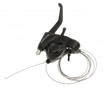 1 779 р. Шифтер велосипедный скоростной левый (8 скоростей) Tourney SHIMANO SHIMANO st-tx800-8r  с доставкой в г. Пермь. Увеличить фотографию 1