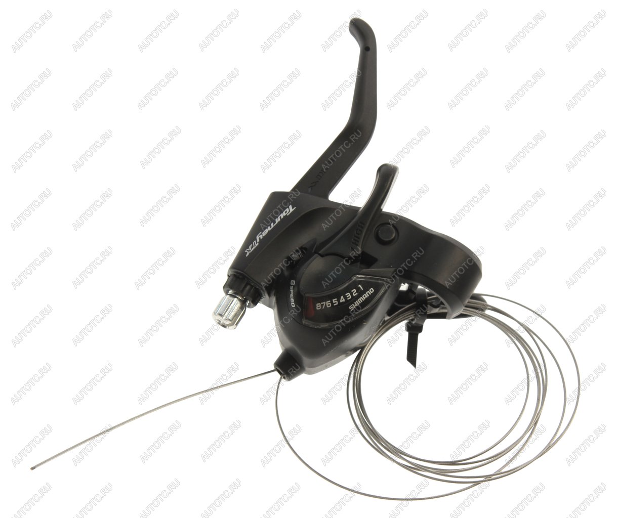 1 779 р. Шифтер велосипедный скоростной левый (8 скоростей) Tourney SHIMANO SHIMANO st-tx800-8r  с доставкой в г. Пермь