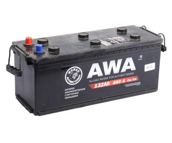 16 449 р. Аккумулятор AWA 132Ач обратная полярность AWA 6ст132(3)  с доставкой в г. Пермь. Увеличить фотографию 1