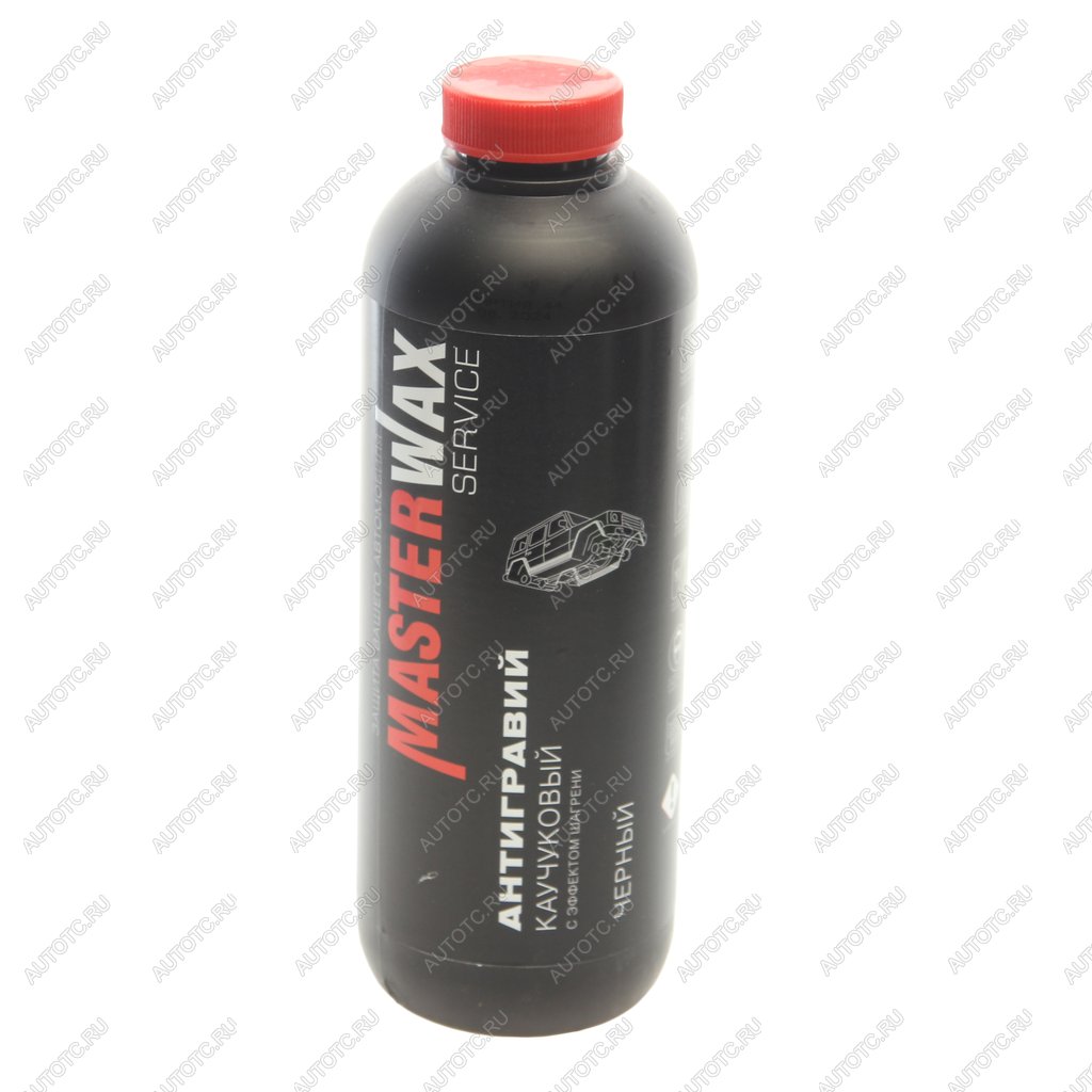 729 р. Антигравий черный 1л с эффектом шагрени в пластике MASTERWAX MASTERWAX mw030702  с доставкой в г. Пермь