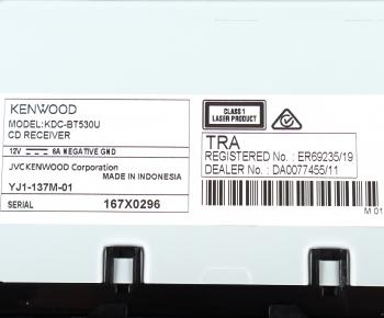 13 999 р. Магнитола автомобильная 1DIN KENWOOD KENWOOD kdc-bt530u dsp  с доставкой в г. Пермь. Увеличить фотографию 5