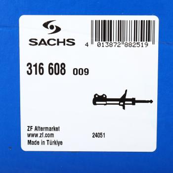 18 999 р. Амортизатор MERCEDES C (W204) передний левыйправый SACHS SACHS 316608  с доставкой в г. Пермь. Увеличить фотографию 4