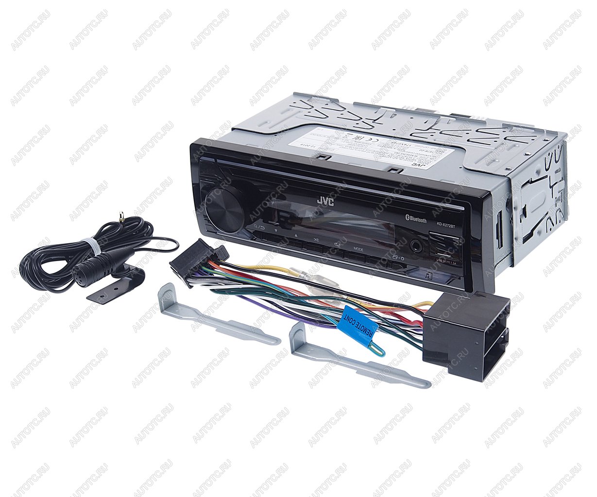 10 949 р. Магнитола автомобильная 1DIN JVC JVC kd-x272bt  с доставкой в г. Пермь