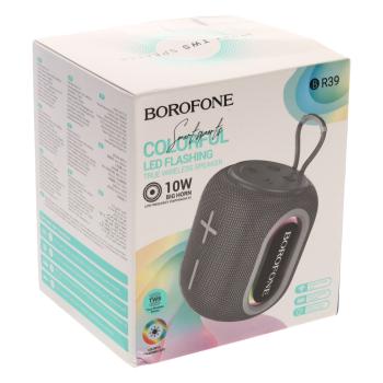 1 699 р. Колонка беспроводная bluetooth BOROFONE BOROFONE br39 grey  с доставкой в г. Пермь. Увеличить фотографию 3