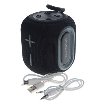 1 399 р. Колонка беспроводная bluetooth BOROFONE BOROFONE br39 black  с доставкой в г. Пермь. Увеличить фотографию 1