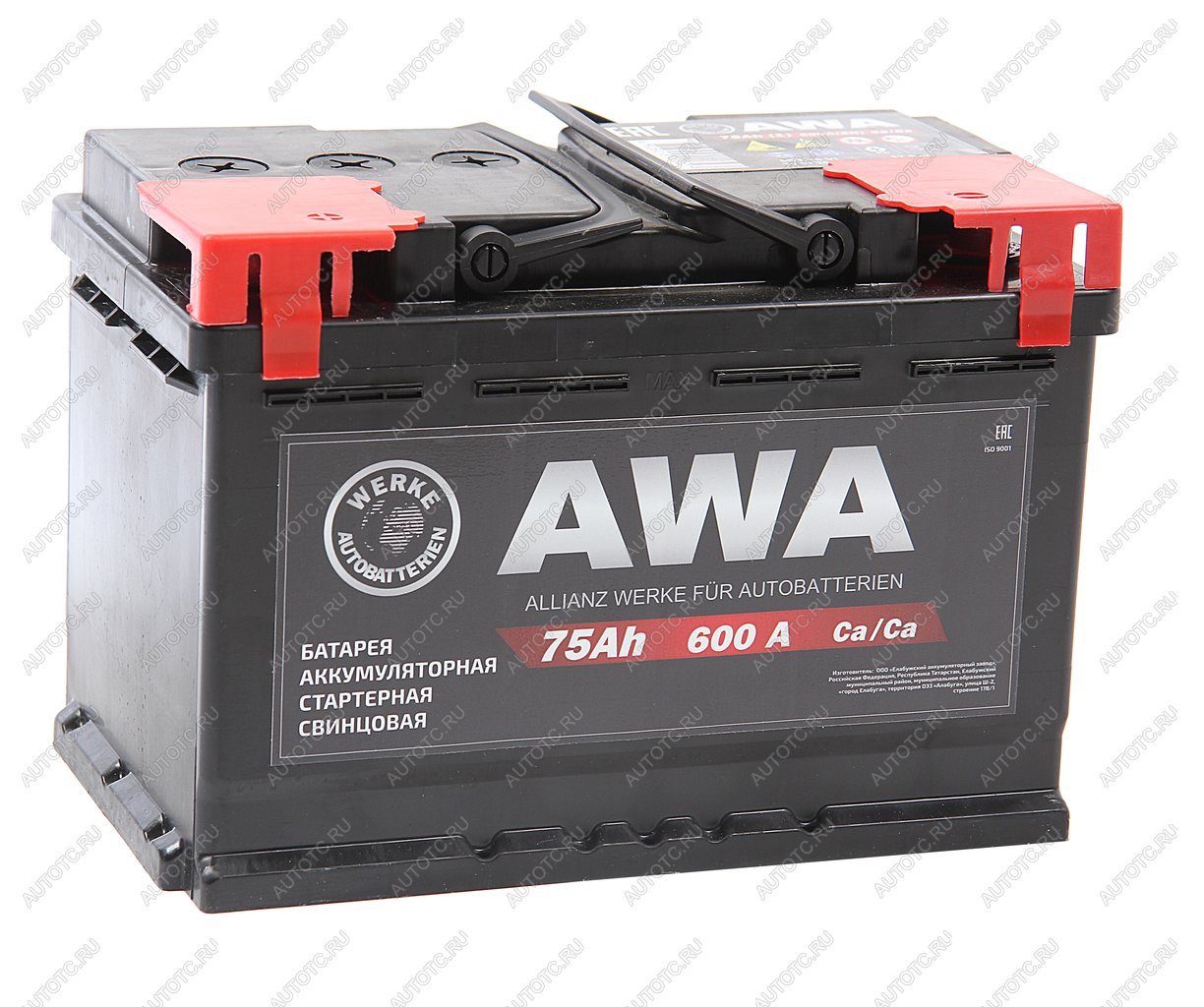 10 299 р. Аккумулятор AWA PRO 75Ач AWA 6ст75(1)  с доставкой в г. Пермь