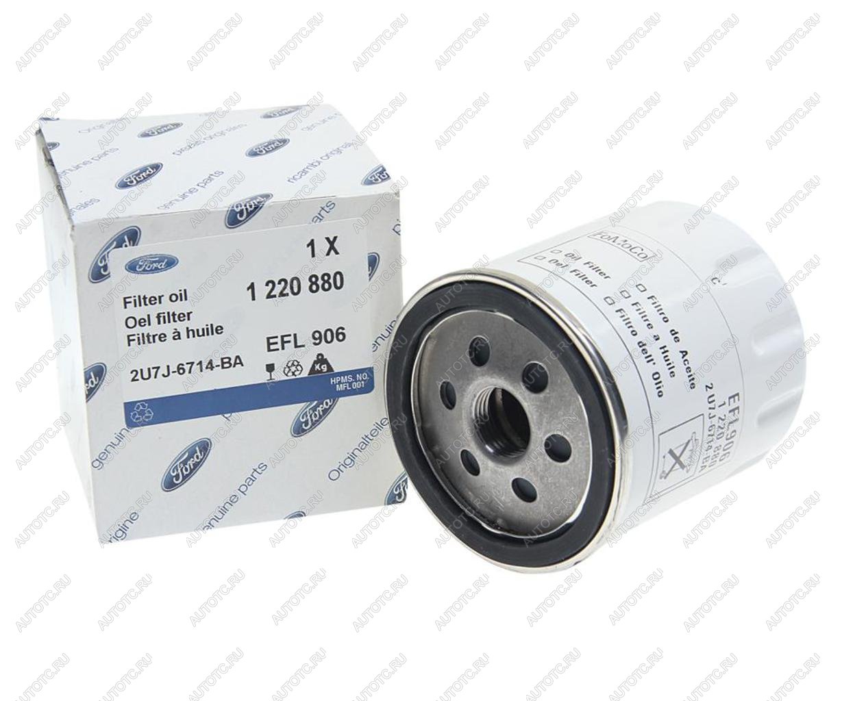 389 р. Фильтр масляный FORD Mondeo 1,2,Escort,Fiesta (1.8 TD) OE FORD 1220880  с доставкой в г. Пермь
