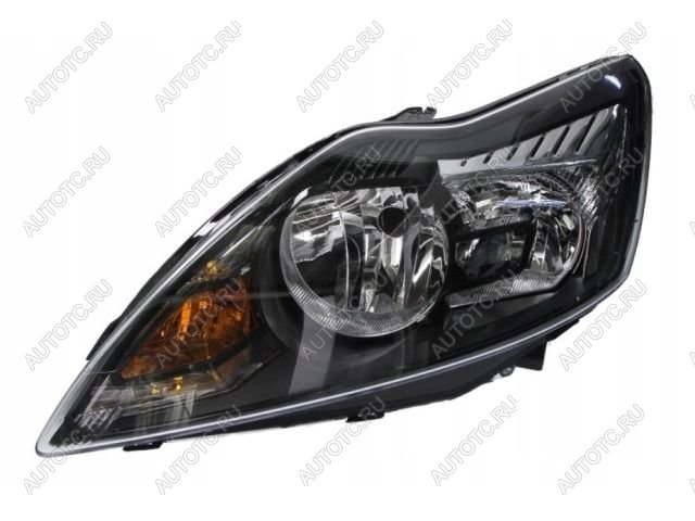 7 399 р. Фара левая (с электрокорректором) BodyParts Ford Focus 2 хэтчбэк 3 дв. рестайлинг (2007-2011)  с доставкой в г. Пермь