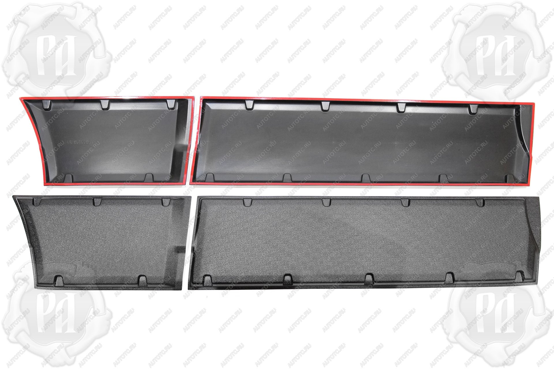 8 029 р. Молдинги на двери Русская Артель  Great Wall Hover H3 (2010-2014)  дорестайлинг (шагрень)  с доставкой в г. Пермь