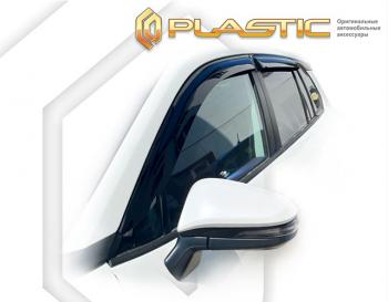 2 079 р. Дефлектора окон CA-Plastic  Toyota Corolla Cross  ZSG10,MXGA10,ZVG11,ZVG13,ZVG15,  (2021-2025) (серия Classic полупрозрачный)  с доставкой в г. Пермь. Увеличить фотографию 2