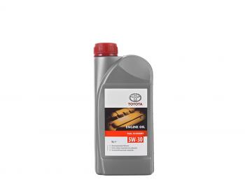 1 269 р. Масло моторное TOYOTA (пластиковая канистра) 5W-30 FE 1Л (синтетика) TOYOTA 08880-80846  с доставкой в г. Пермь. Увеличить фотографию 1
