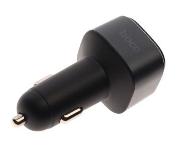799 р. Устройство зарядное в прикуриватель с трансмиттером (bluetooth,hands free) HOCO HOCO e67 black  с доставкой в г. Пермь. Увеличить фотографию 2