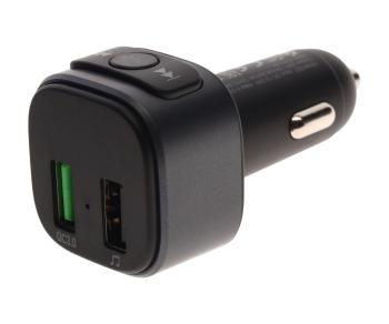 Устройство зарядное в прикуриватель с трансмиттером (bluetooth,hands free) HOCO HOCO e67 black