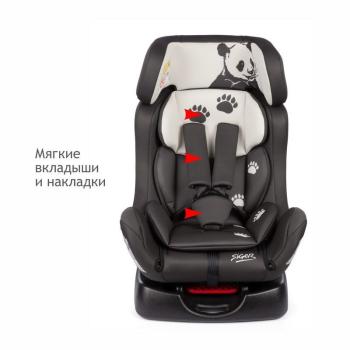 8 649 р. Автокресло детское 0-25кг (0+/I-II, 0-7лет) Диона SIGER Honda Vezel RU3, RU4, RU1, RU2 рестайлинг (2018-2021) (серо-бежевое панда)  с доставкой в г. Пермь. Увеличить фотографию 3