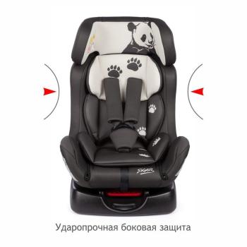 Автокресло детское 0-25кг (0+/I-II, 0-7лет) Диона SIGER Honda Mobilio 2 DD4,DD5 1-ый рестайлинг (2017-2019) (серо-бежевое панда)