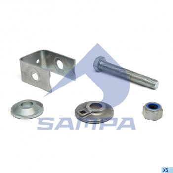 2 269 р. Ремкомплект SAF пальца рессоры (болт,гайка,шайба,скоба) SAMPA SAMPA 075.594  с доставкой в г. Пермь. Увеличить фотографию 1
