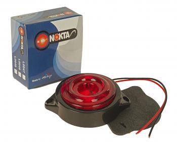 Фонарь габаритный LED 24V, круглый красный (d=55мм 10-светодиодов) NOKTA NOKTA l0049red