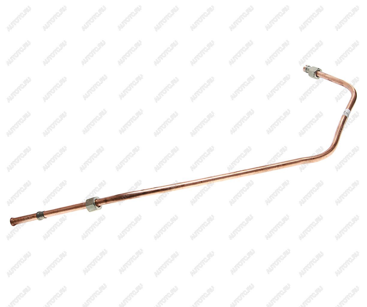 1 329 р. Трубка ГАЗ-3309,33096 ЕВРО-3 тормозная (от муфты к муфте) (ОАО ГАЗ) GAZ 3309-3506206  с доставкой в г. Пермь