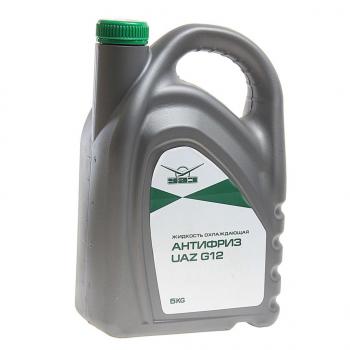 Антифриз зеленый -40C 5кг G12 упаковка (ОАО УАЗ) UAZ 000000-4734017-00