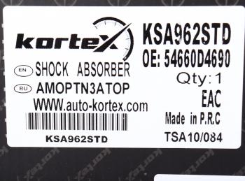 6 999 р. Амортизатор KIA Optima (18-) передний правый KORTEX KORTEX ksa962std  с доставкой в г. Пермь. Увеличить фотографию 4