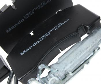 5 999 р. Колодки тормозные BPW SAF дисковые (с выточкой,оси SAF SKRB 9022K01SK7) (4шт.)MANDO MANDO mbf016072  с доставкой в г. Пермь. Увеличить фотографию 3