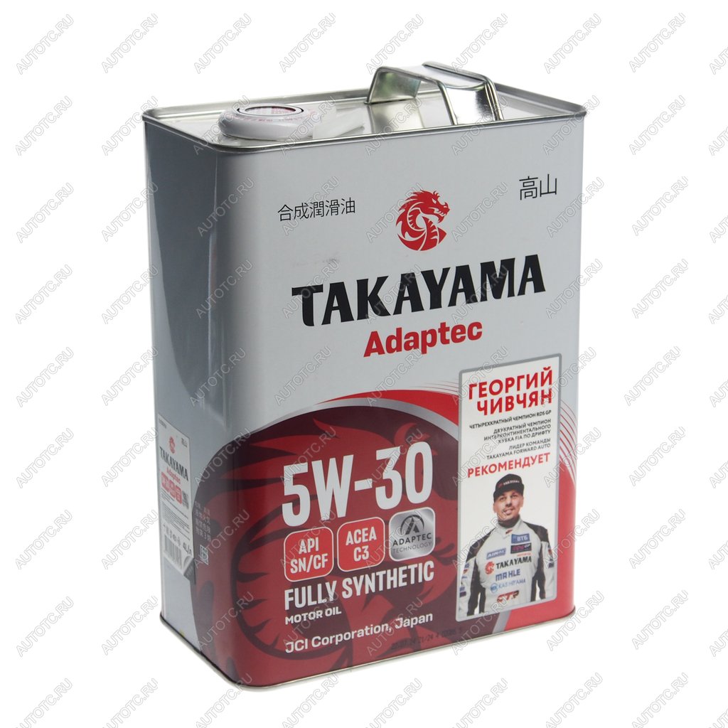 2 899 р. Масло моторное Adaptec C3 5W30 синт.4л TAKAYAMA TAKAYAMA 6056086  с доставкой в г. Пермь