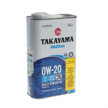 1 199 р. Масло моторное PAOtec GF-6ASP 0W20 синт.1л TAKAYAMA TAKAYAMA 100445  с доставкой в г. Пермь. Увеличить фотографию 1