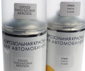 1 649 р. Краска TOYOTA LEXUS 070(D) аэрозоль 400мл 2-х компонентная PODKRASKA PODKRASKA 070(d) аэрозоль  с доставкой в г. Пермь. Увеличить фотографию 2