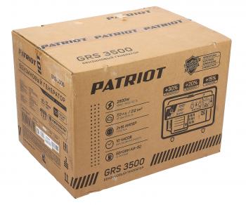 28 749 р. Бензогенератор 2.8кВт 4такт. расх.= 1.956лч. бак=15л PATRIOT PATRIOT grs 3500  с доставкой в г. Пермь. Увеличить фотографию 6