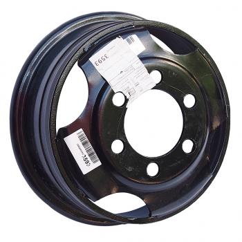 8 799 р. Диск колесный ГАЗ-3307,3309 ПАЗ-3205 (6 шпилек) без кольца чёрный (ОАО ГАЗ) GAZ 3307-3101015-10  с доставкой в г. Пермь. Увеличить фотографию 2