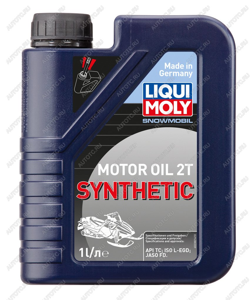 2 079 р. Масло моторное для 2-х тактных двигателей SNOWMOBIL MOTOROIL 2T синт.1л LIQUI MOLY LIQUI MOLY 2382  с доставкой в г. Пермь