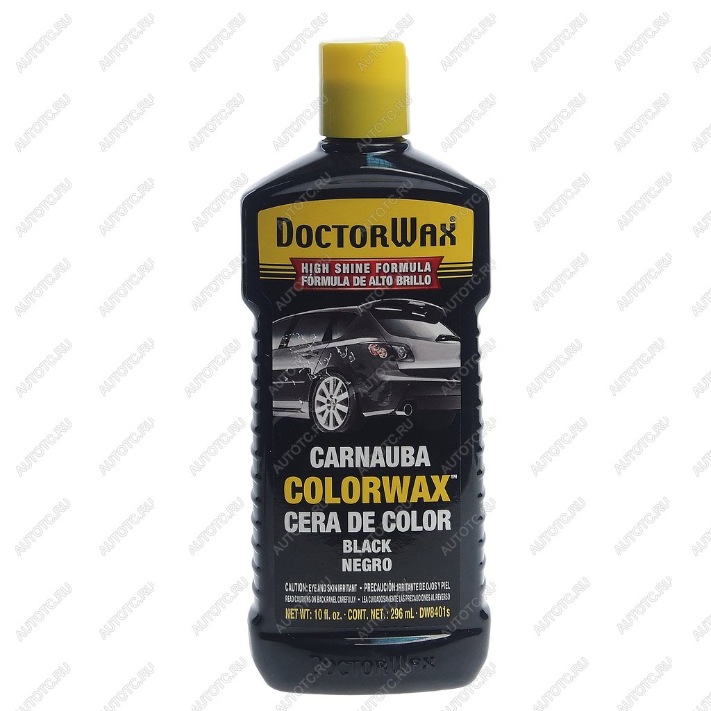 749 р. Полироль кузова с тефлоном черная 300мл DOCTOR WAX DOCTOR WAX dw8401s  с доставкой в г. Пермь