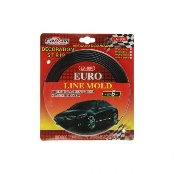 221 р. Молдинг самоклеющийся 6мм х6м черный (блистер) CARSUN CARSUN la-004 6mm (bk)  с доставкой в г. Пермь. Увеличить фотографию 1