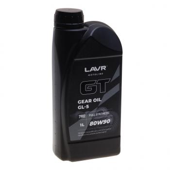 989 р. Масло трансмиссионное GT GEAR OIL GL-5 80W90 синт.1л MOTO LAVR LAVR ln7902  с доставкой в г. Пермь. Увеличить фотографию 1