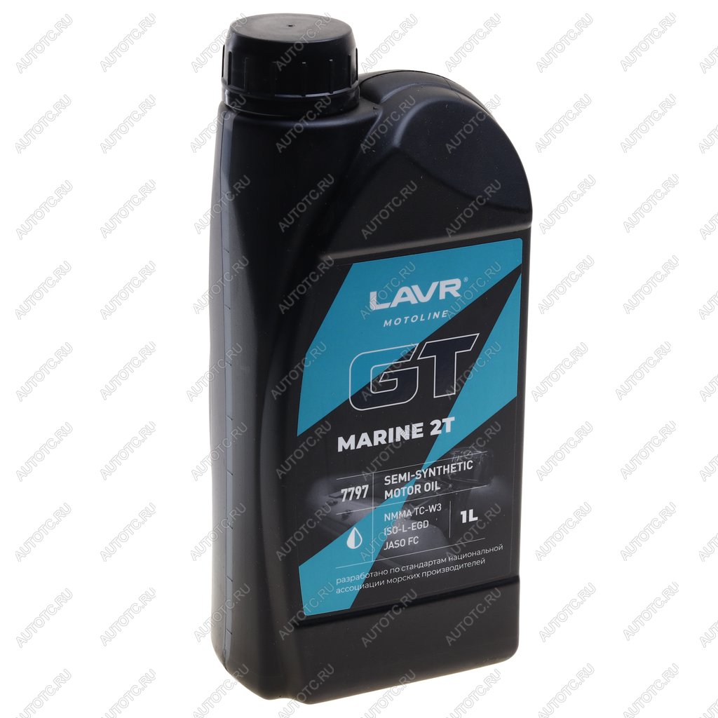 999 р. Масло моторное для 2-х тактных двигателей GT MARINE 2T TC-W3 псинт.1л MOTO LAVR LAVR ln7797  с доставкой в г. Пермь