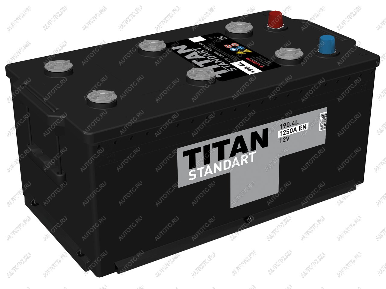 22 349 р. Аккумулятор ТИТАН Standart 190Ач ТИТАН 6ст190(4)  с доставкой в г. Пермь