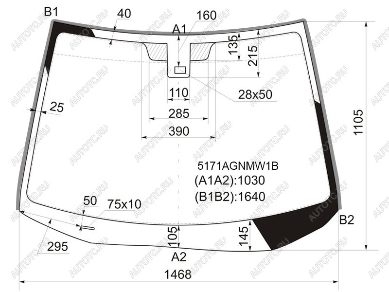 10 449 р. Стекло лобовое (Датчик дождя Молдинг) Mazda CX-7 06-12 FUYAO 5171AGNMW1B  с доставкой в г. Пермь