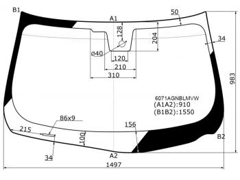 10 249 р. Стекло лобовое (Датчик дождя Молдинг) Infiniti M25 10-14  M35 10-13  M37 10-14  M45 10-13 FUYAO 6071AGNBLMVW  с доставкой в г. Пермь. Увеличить фотографию 1
