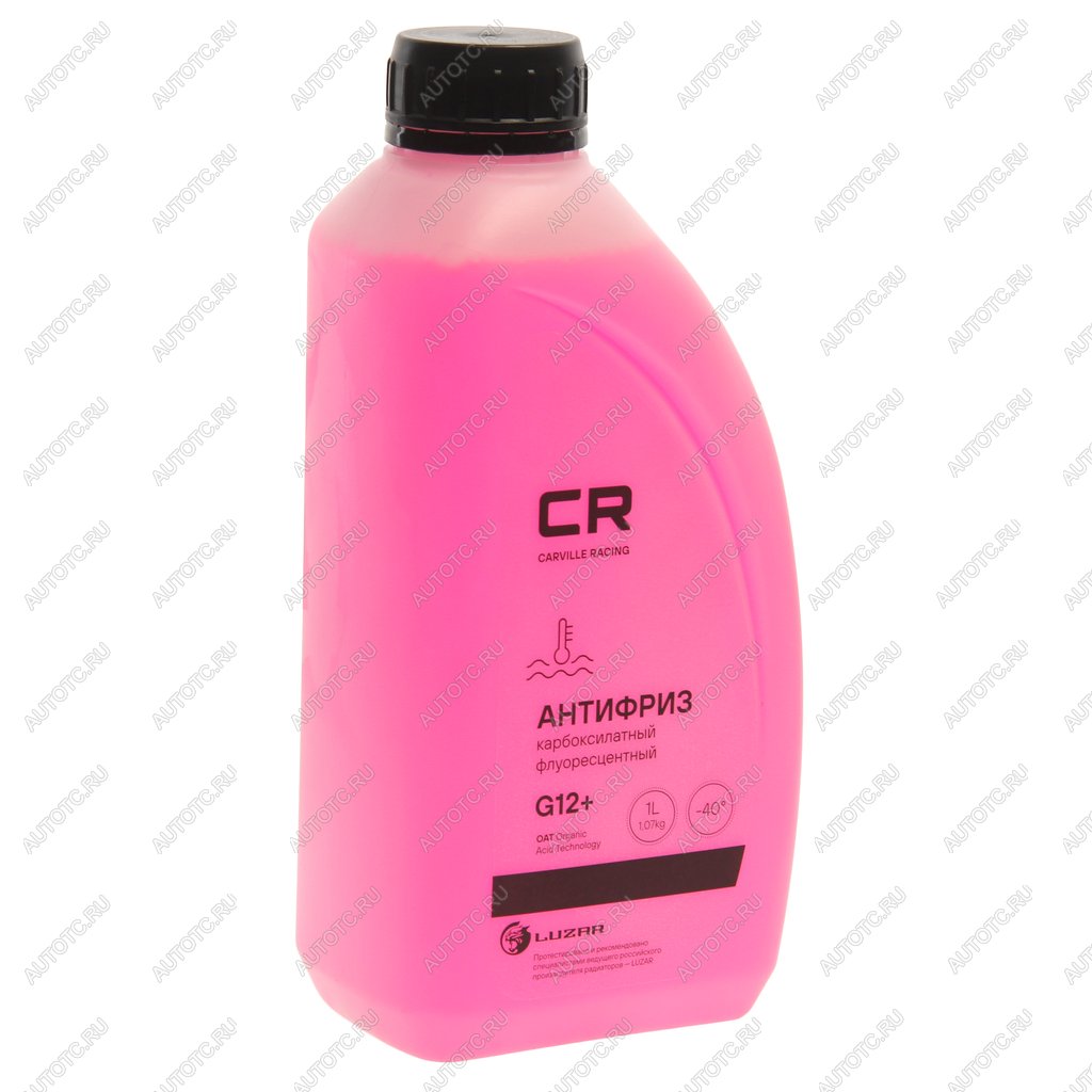 263 р. Антифриз красный -40C 1.07кг1л G12+ CARVILLE RACING CARVILLE RACING l2018207  с доставкой в г. Пермь