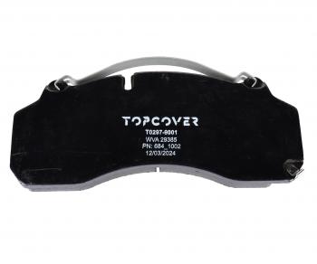 8 449 р. Колодки тормозные SITRAK HOWO передниезадние (4шт.) TOPCOVER TOPCOVER t0297-9001  с доставкой в г. Пермь. Увеличить фотографию 2