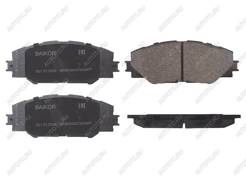 1 259 р. Колодки тормозные передние BAIKOR Toyota RAV4 XA305 5 дв. дорестайлинг (2005-2009)  с доставкой в г. Пермь