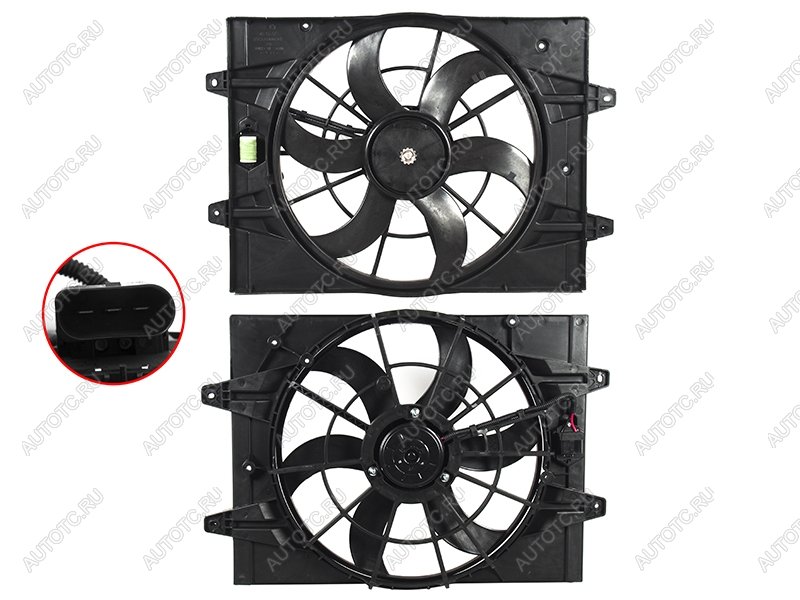 12 949 р. Диффузор радиатора  CHERY TIGGO 44PRO 17-TIGGO 77PRO 16-TIGGO 88 PRO 18-EXEED LX 19-TXL 19-K SAT ST-59-0064  с доставкой в г. Пермь