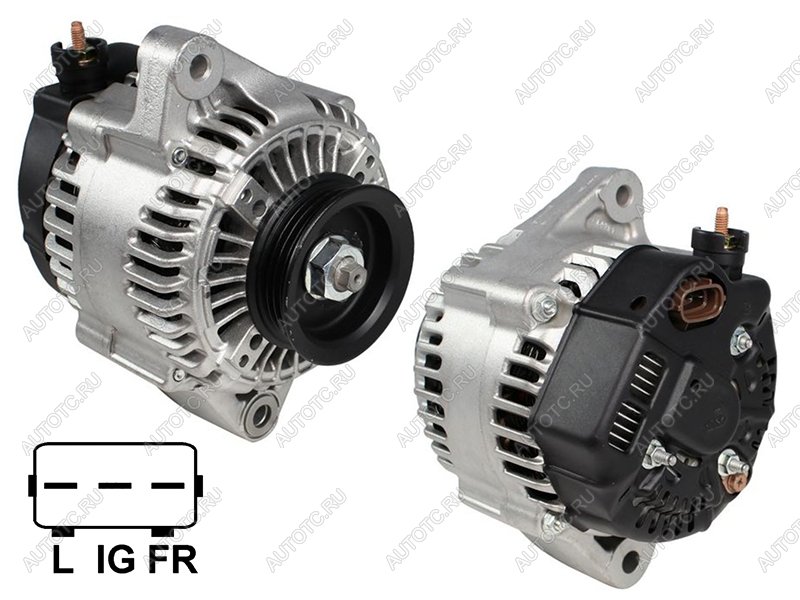 11 449 р. Генератор HONDA CR-V RD1/RD3 2.0 95-02 B20B/B20Z1 12V 95A SAT ST-85-0070, st850070 SAT ST-85-0070  с доставкой в г. Пермь