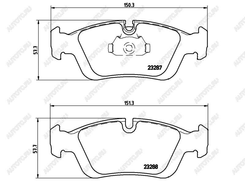 3 389 р. Колодки тормозные передние BREMBO BMW 3 серия E36 седан (1990-2000)  с доставкой в г. Пермь