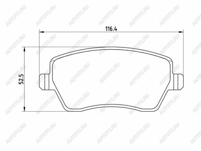 2 789 р. Колодки тормозные передние BREMBO Nissan Almera G15 седан (2012-2019)  с доставкой в г. Пермь