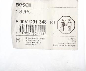 2 699 р. Клапан форсунки комплект BOSCH BOSCH f00vc01348 BOSCH f00vc01348  с доставкой в г. Пермь. Увеличить фотографию 4